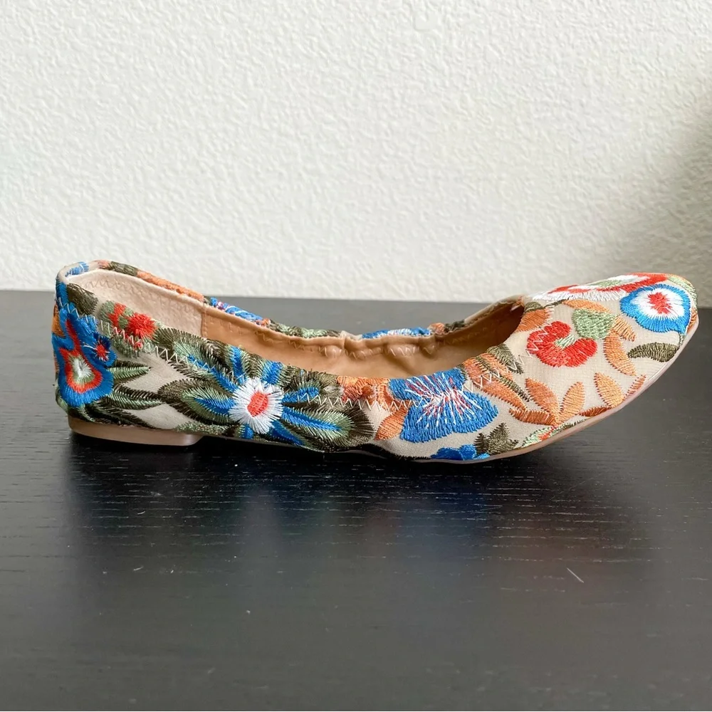 Lucky Brand Women's Floral Ballet Flats - Multicolor - Picture 4 of 11